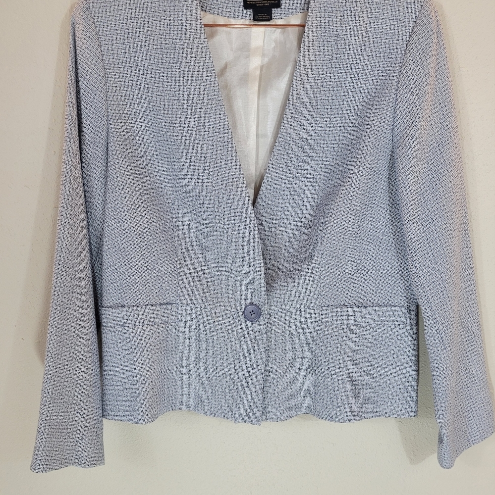 Pendleton Blue Single Button Wool Blend Blazer Ja… - image 3